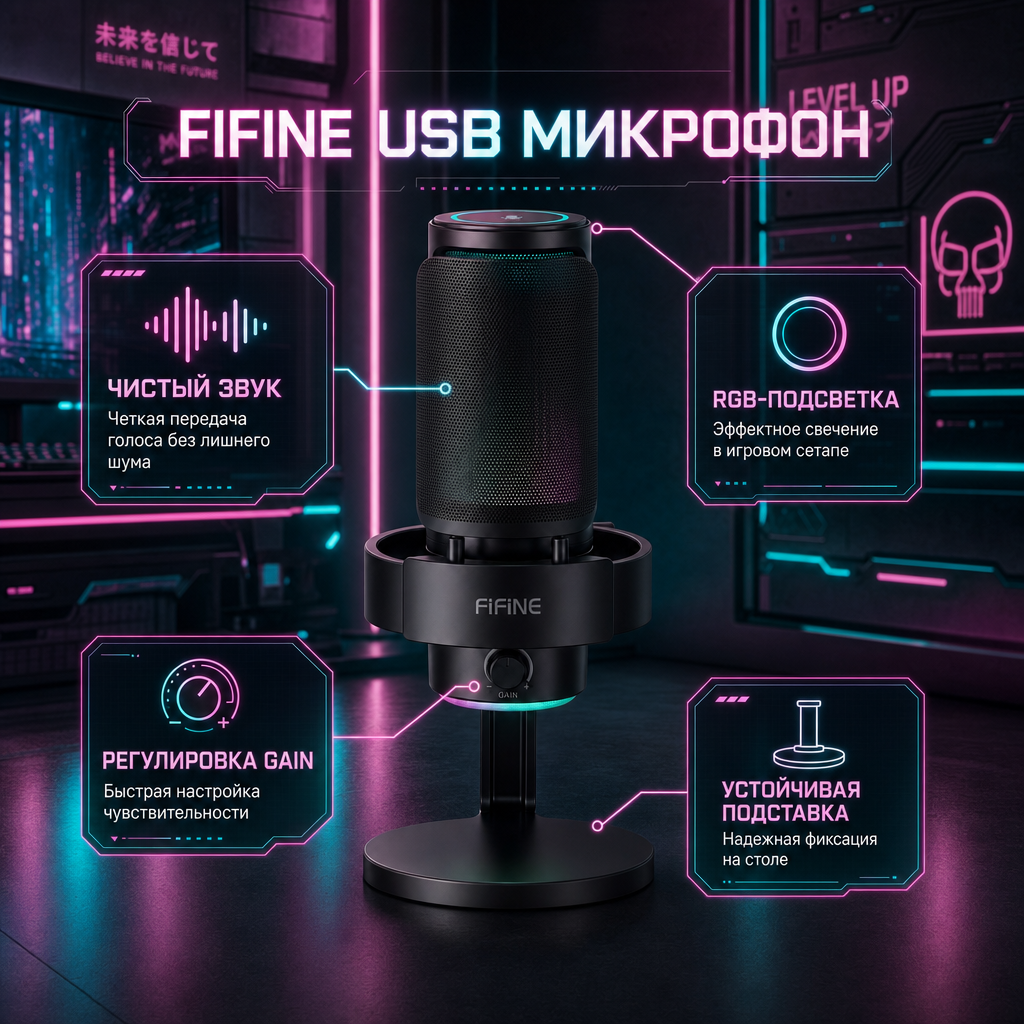 FIFINE USB микрофон