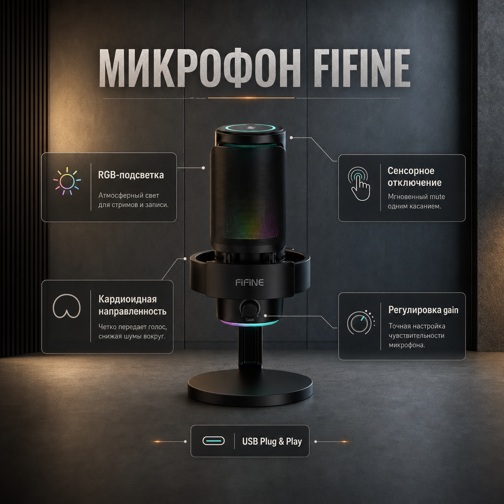 Микрофон FIFINE