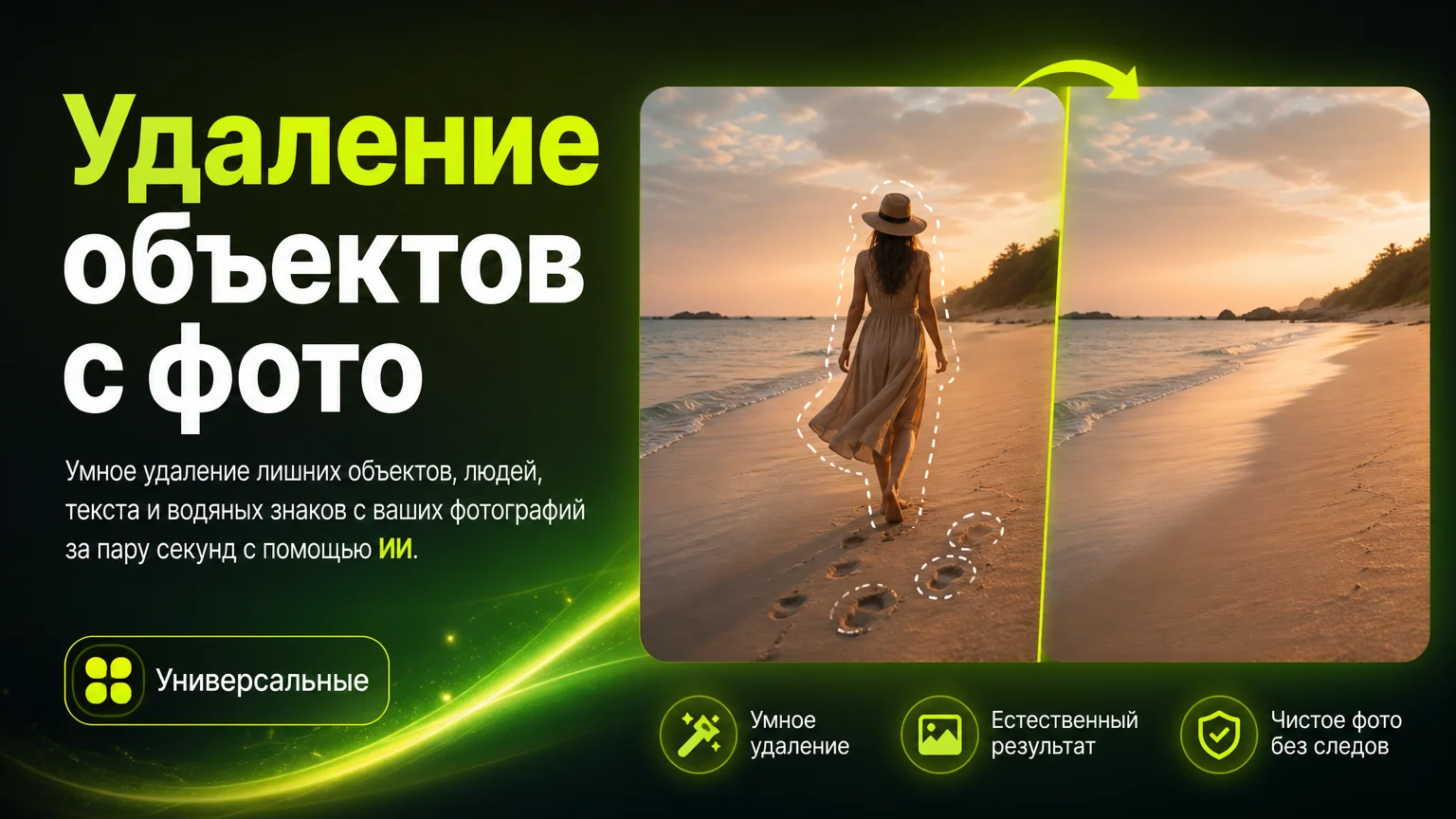 Удаление объектов с фото