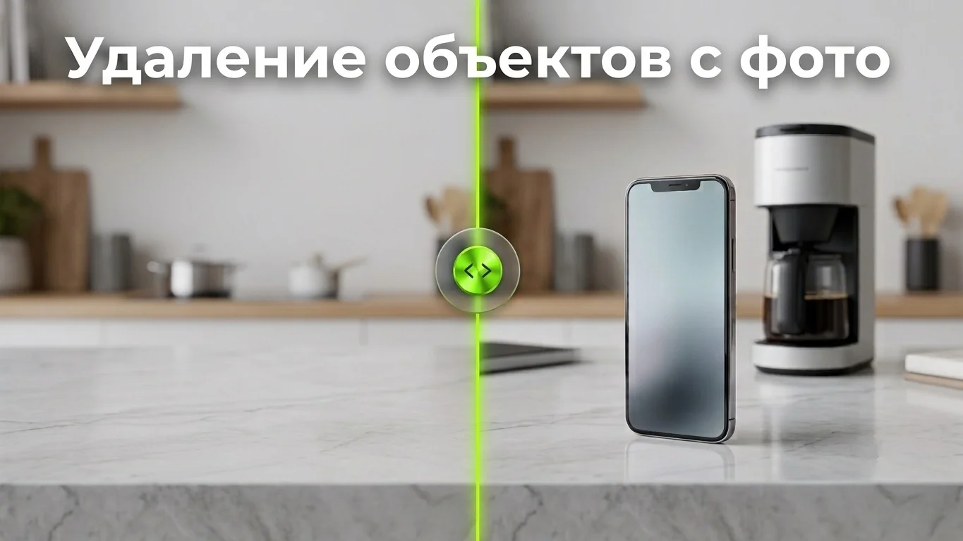 Удаление объектов с фото