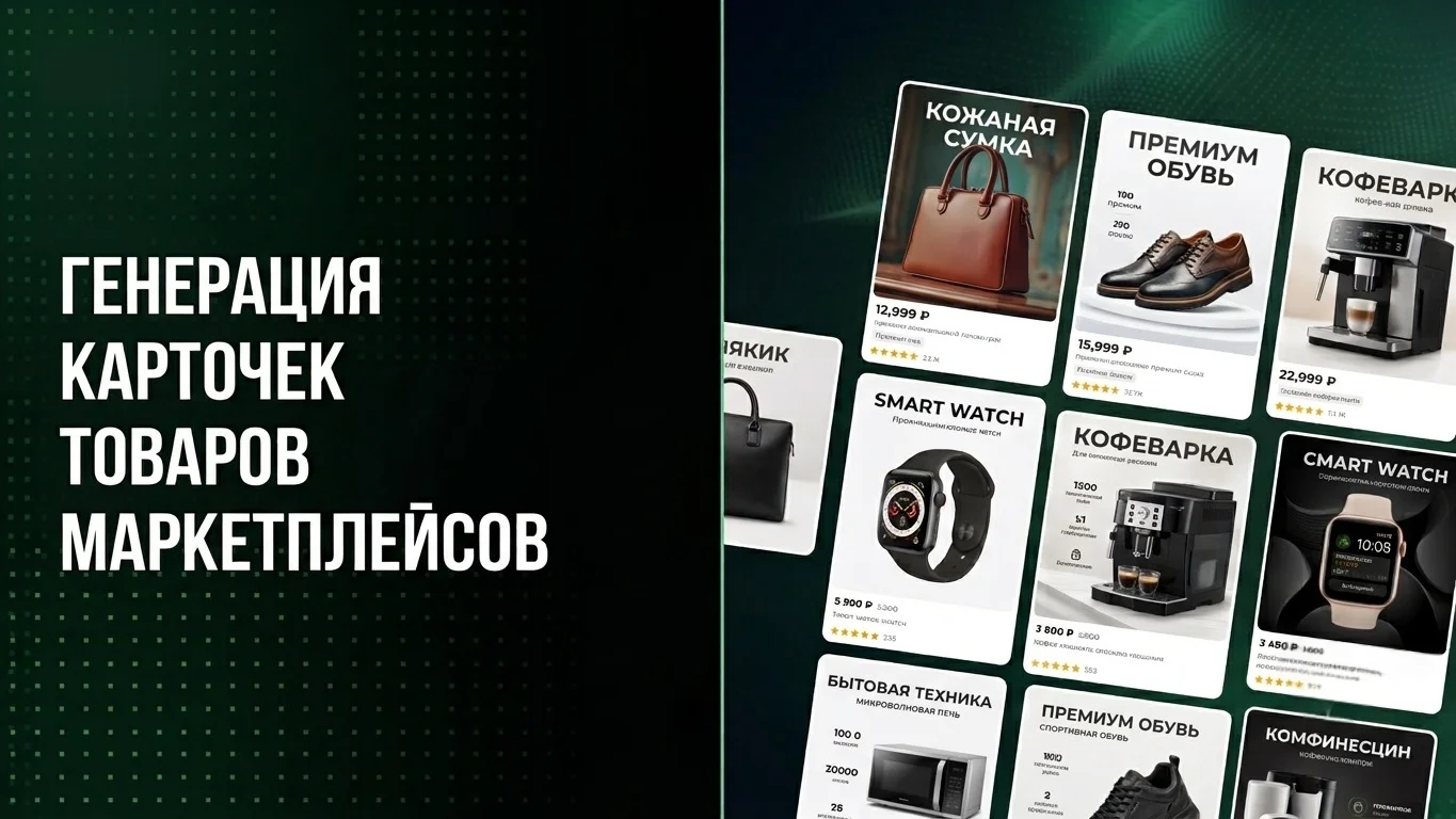 Генерация карточек для маркетплейсов