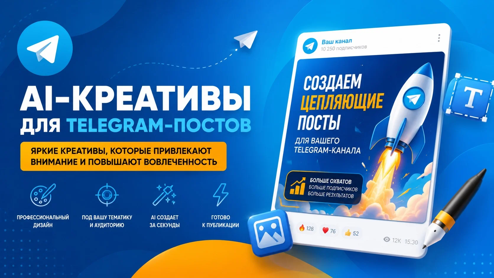 AI-креативы для Telegram-постов