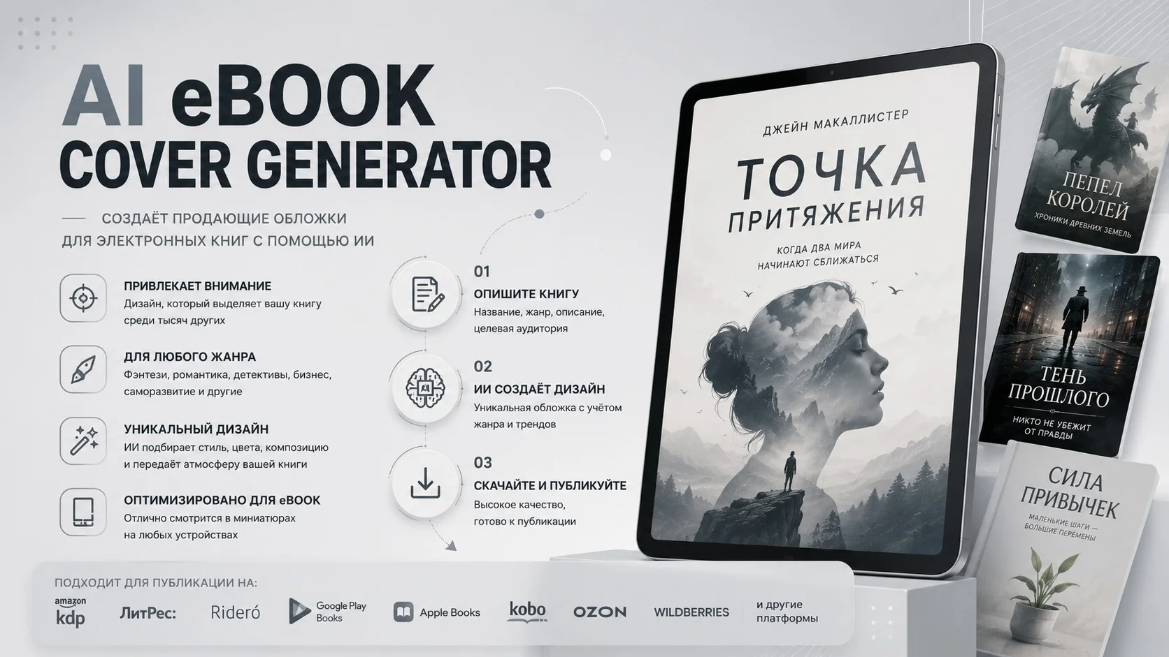 Генератор обложек электронных книг